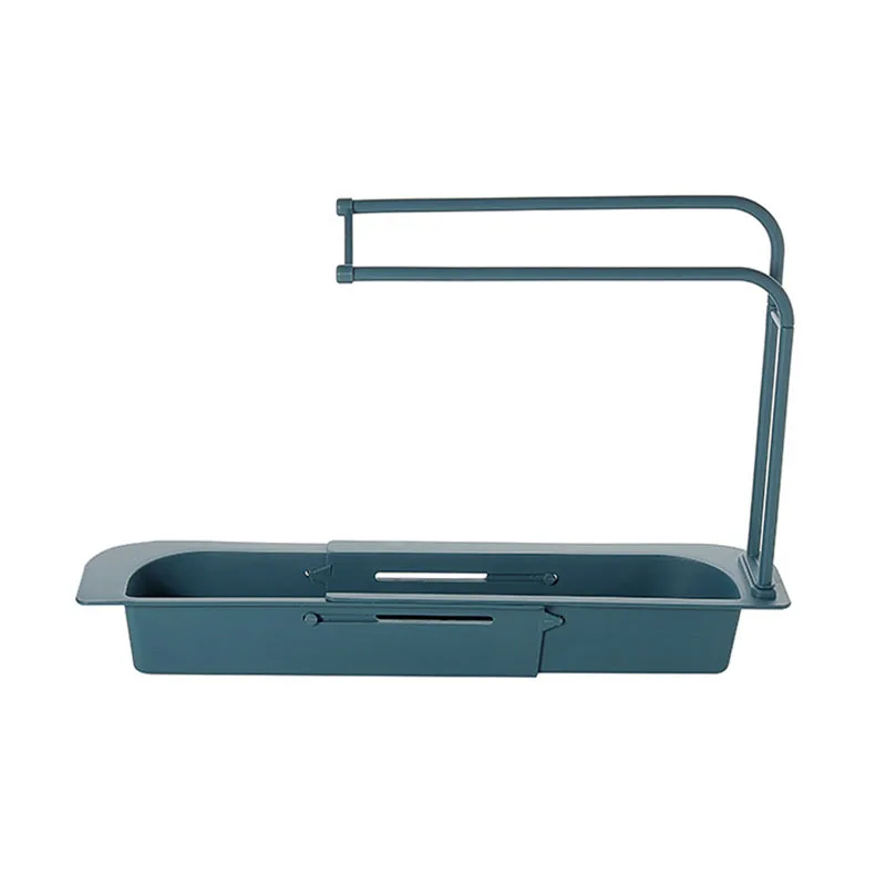 Телескопический стеллаж для хранения раковины регулируемый кухонная полка