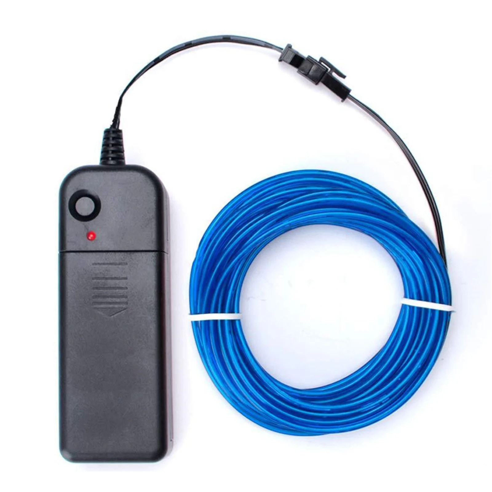 

New Portable Neon Glowing Strobing Electroluminescent Wire Battery Operated Rope Lights for Christmas Halloween Party Decor