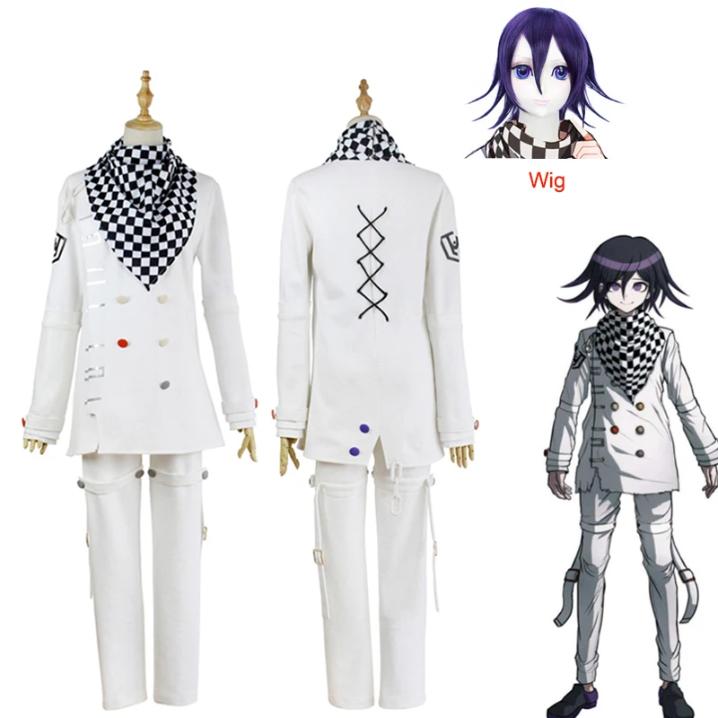 Новый Косплей костюм Danganronpa V3 Ouma kokichi японская игра школьная форма одежда обувь