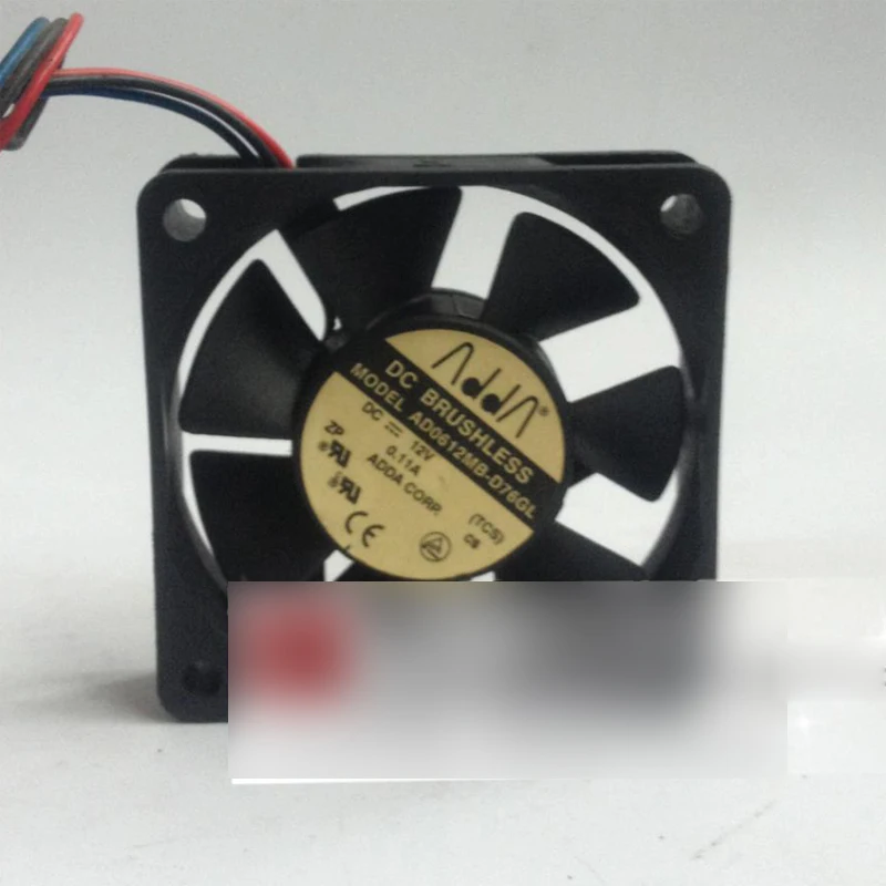 

Original ADDA 6015 6cm DC12V 0.11A 1.32W AD0612MB-D76GL Double ball bearing cooling fan 3900rpm 18CFM air blower
