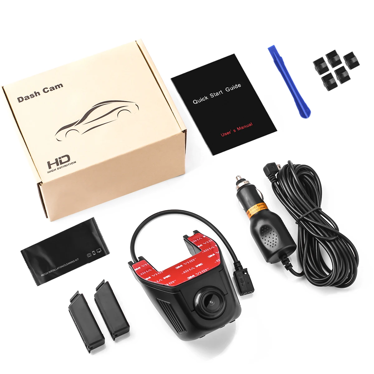 

Astraea 1080P WiFi 170 Degree Night vision Hidden DVR Dash Cam wireless Vehicle Camera Auto Russian Language Cycle Recording