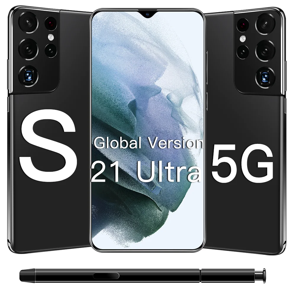 

Global Version Galay S21+ Ultra Mobile Phones 5G 16GB RAM 512GB ROM Smartphones Dual Sim Unlocked Cellphone Smart Phones Android