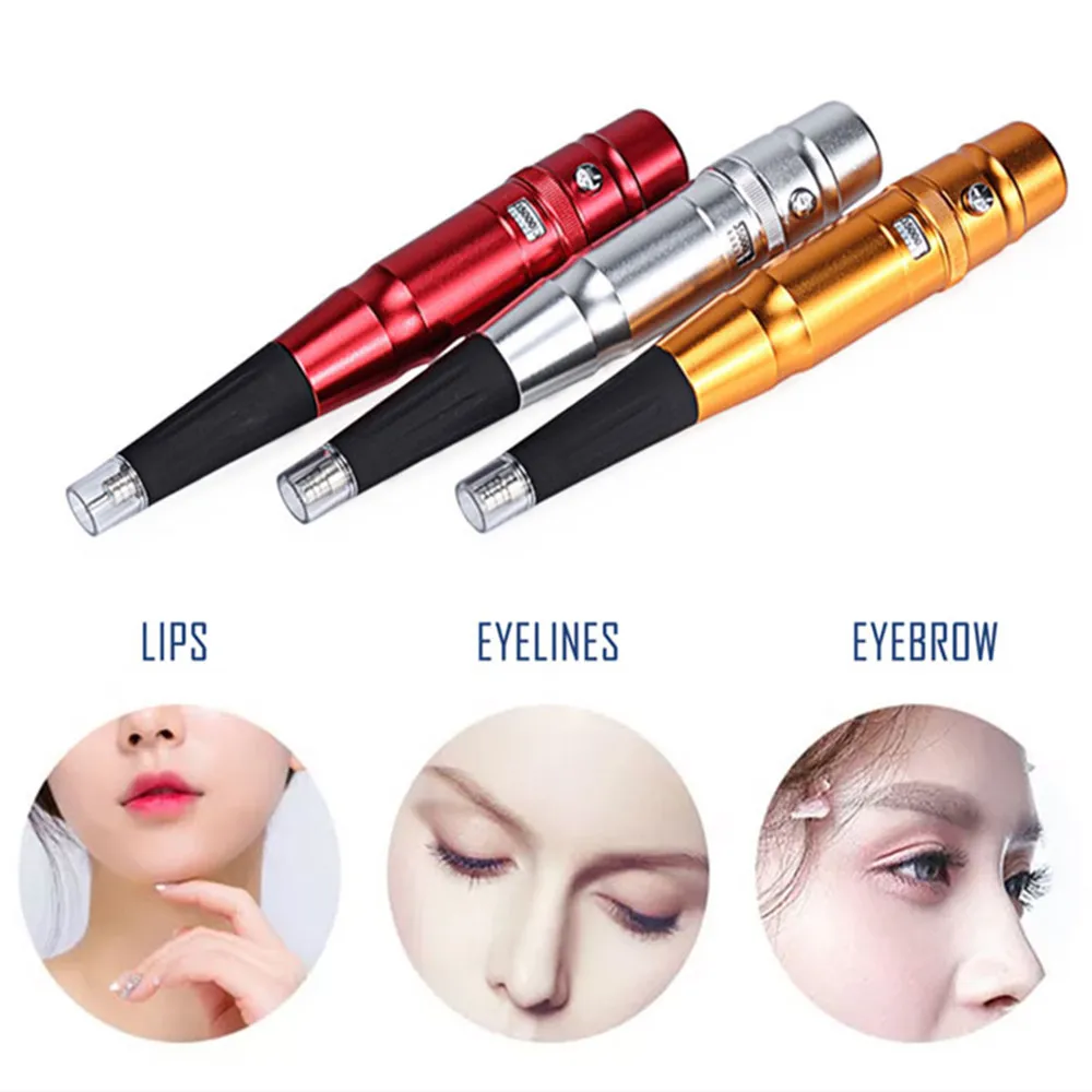 Universal Traditonal Microblading Pen Two Kinds Of Plugs For Eyebrow Eyeliner Lips Semi-permanent Makeup Tattoo Machine