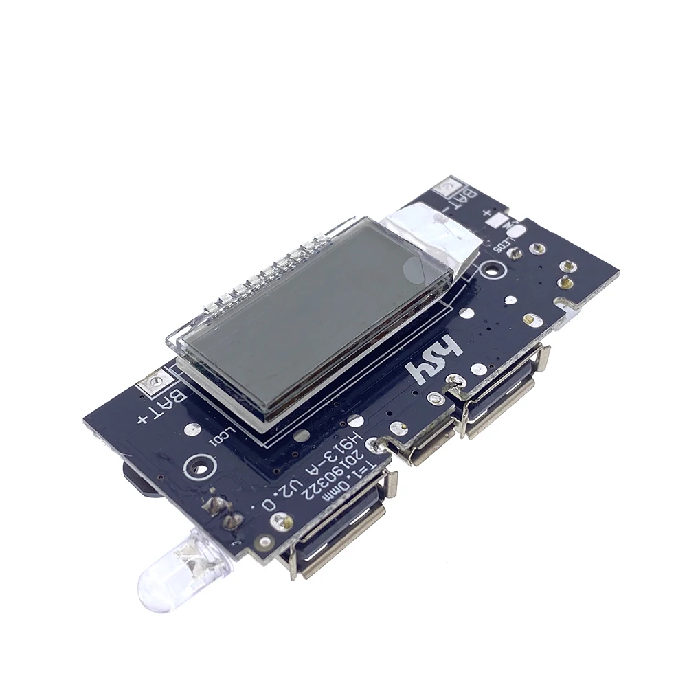 Двойной USB 5 в 1 а 18650 внешний аккумулятор для мобильного телефона зарядное
