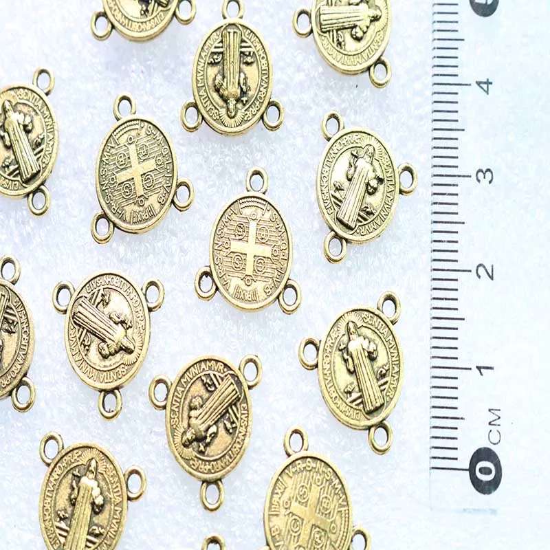 Цепочка с кулоном Святого Бенедикта 100 шт./200 шт.|Шармы| |