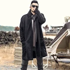 Двусторонняя одежда шерстяная меховая флисовая куртка длинное теплое пальто для мужчин зимнее мужское плюшевое пальто в европейском стиле Новое Брендовое пальто F7099-1