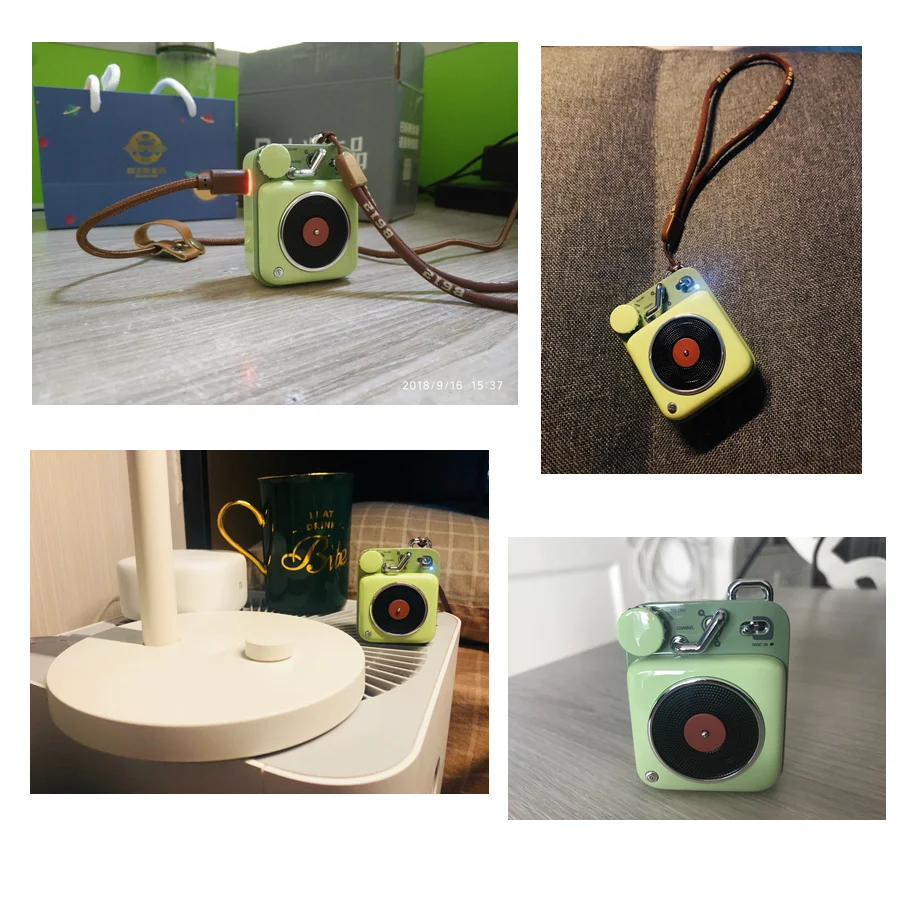 Портативный мини динамик Youpin Atomic B612 Bluetooth интеллектуальное звучание карманный