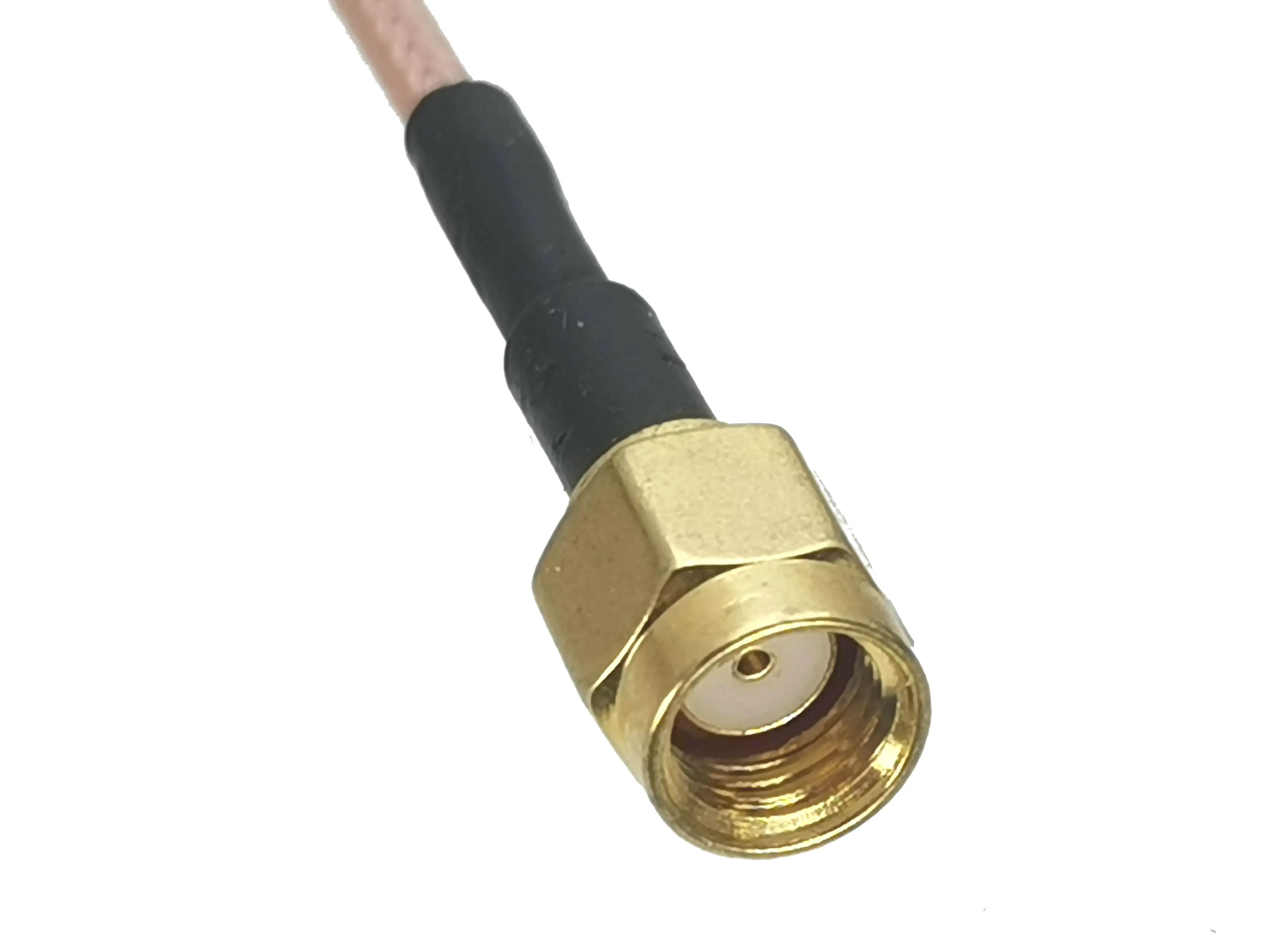 1 шт. RG316 RP-SMA штекер к RP SMA Гнездовой разъем переборка RF коаксиальный гибкий