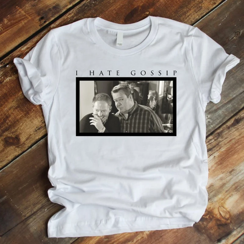 

Modern Family Fashion Temperament Print Round Neck Short Sleeve T-shirt