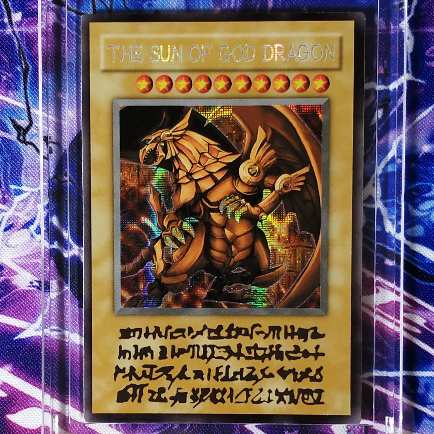 Yu Gi Oh Египетский Бог DIY Красочные игрушки хобби Коллекционная игра Коллекция