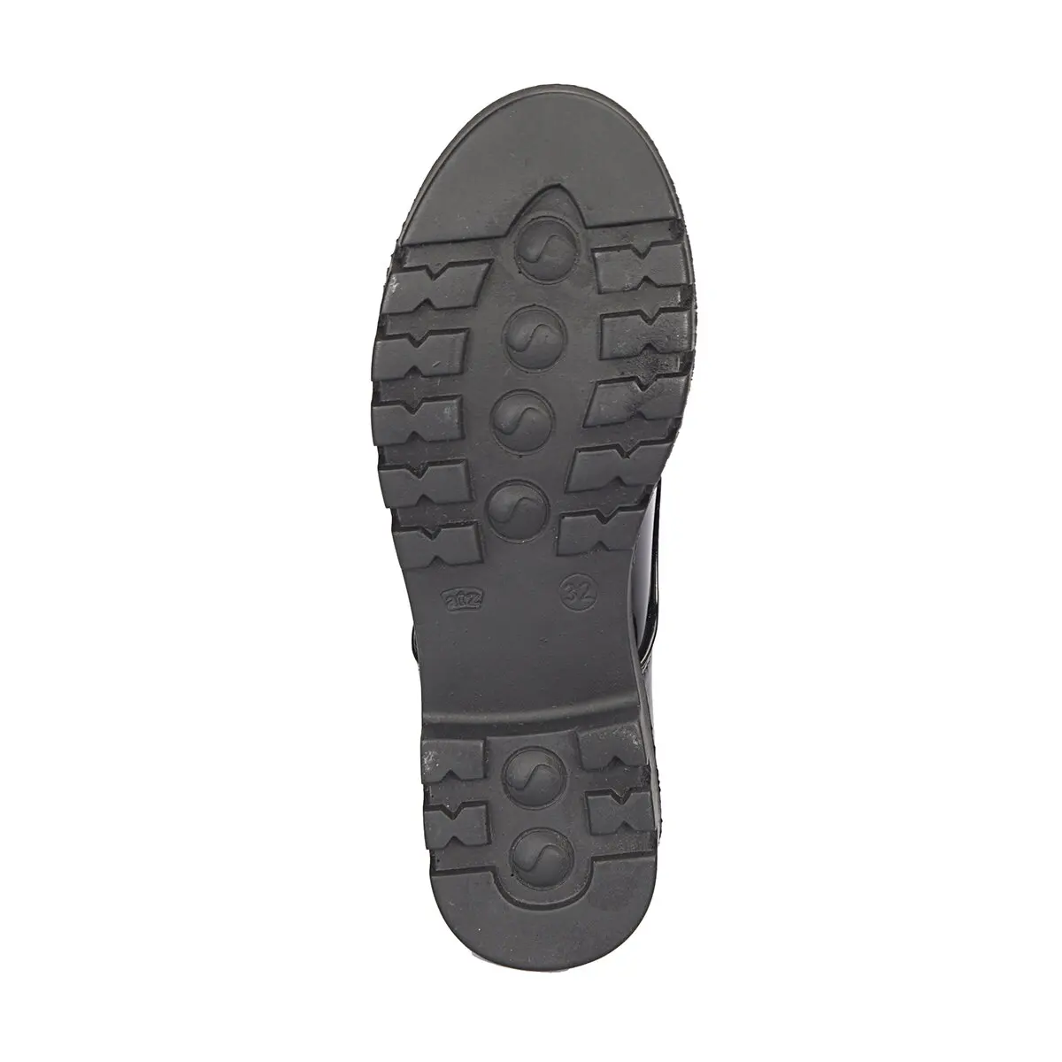 

FLO FONA-1 Black Girls Children Oxford Shoes PINKSTEP