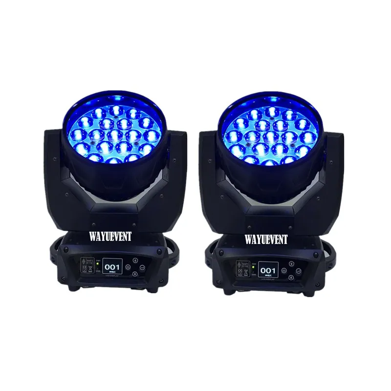 

Светодиодный прожектор RGBW DMX, 2 шт., 19x15 Вт