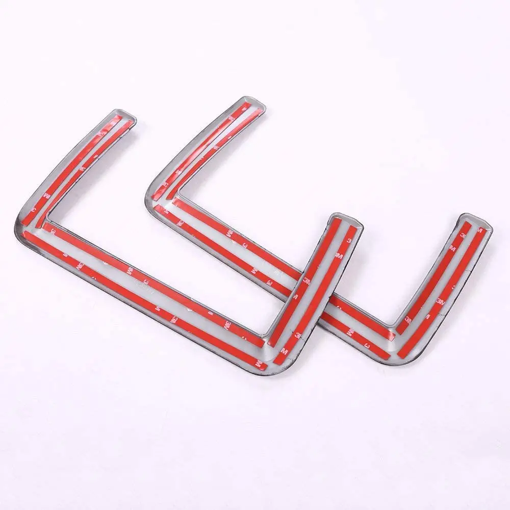 ABS Хромированная пластиковая внутренняя задняя часть сиденья рамка Накладка
