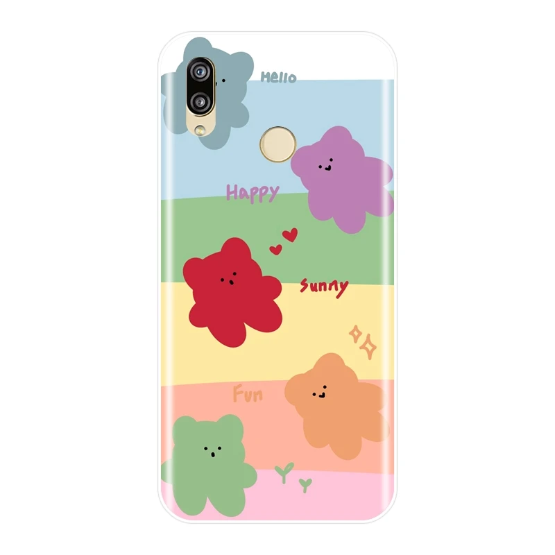 Back Cover For Huawei P9 P10 P Smart Plus P20 Lite Pro Candy Bear Silicone Soft Phone Case P8 2017 | Мобильные телефоны и