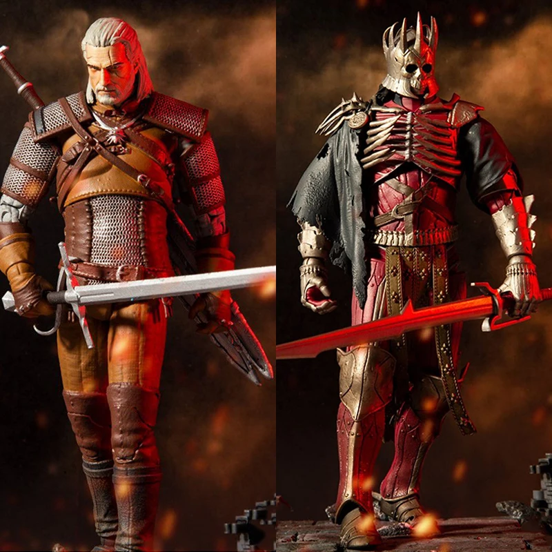 US RPG Game Wild Hunt Toys Witchers Geralt of Rivia Vesemir Villain Eredin Ciri PVC Action Figure Toy Dolls Model | Игрушки и хобби
