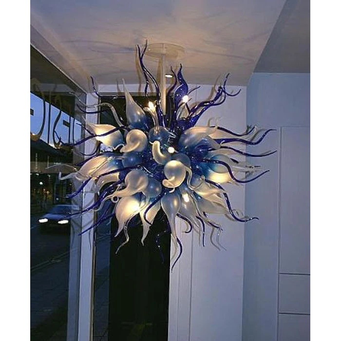 

Artistic Home Chandelier Lamps LED 100% Mouth Blown Borosilicate Murano Colored Glass Modern Chandelier Lighting