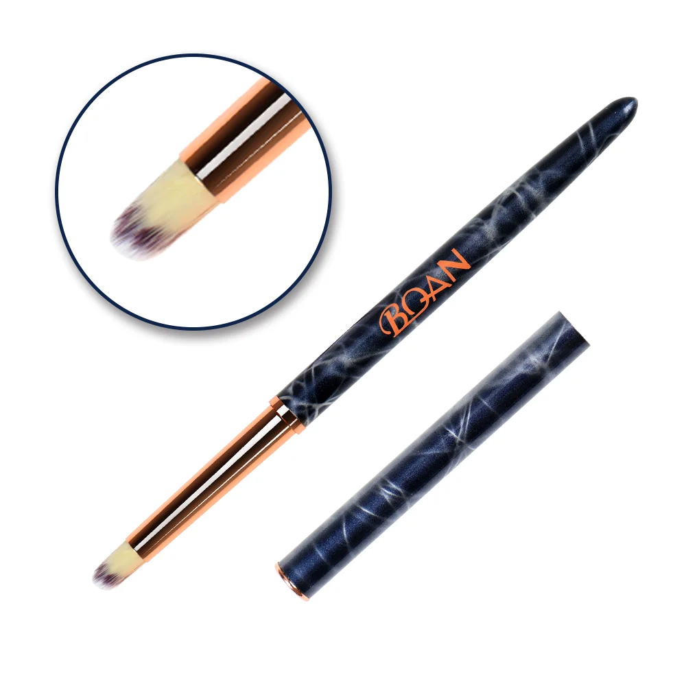 Искусство для ногтей ANGNYA ручка черный мраморный рисунок Маргаритка акриловая