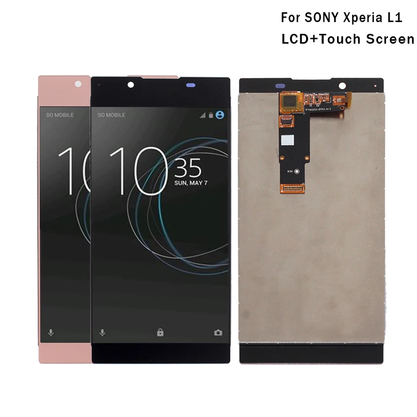 ЖК дисплей с дигитайзером сенсорного экрана для SONY Xperia L1 G3312 инструменты