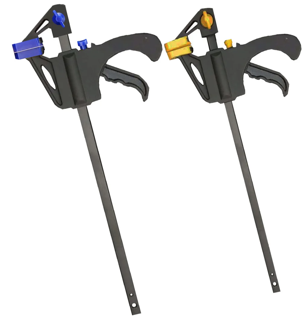 10 шт. 6-дюймовый зажим с храповым механизмом F-образный для работы по дереву набор