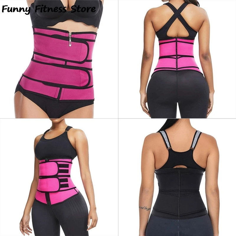 Впитывает пот и корсет с функцией тренажера талии Для женщин утягивающая