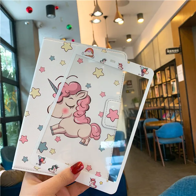 Чехол для планшета с мультяшным рисунком iPad Mini4/Mini5 7 9 дюйма закаленное стекло