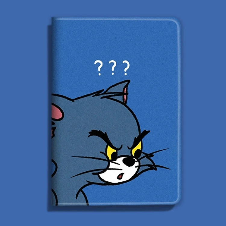С рисунком кота из мультфильма Стиль искусственной кожи чехол для iPad 9 7 Air 1/2/3 10 2
