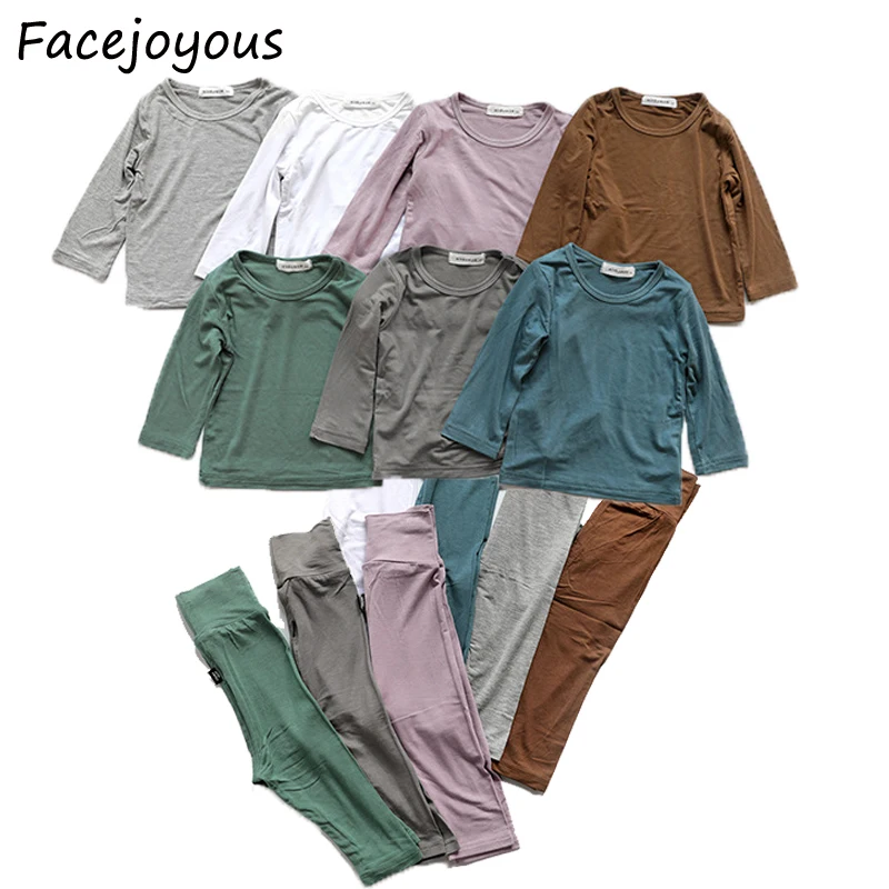 Детские пижамные комплекты одежды хлопковая одежда для сна мальчиков женский