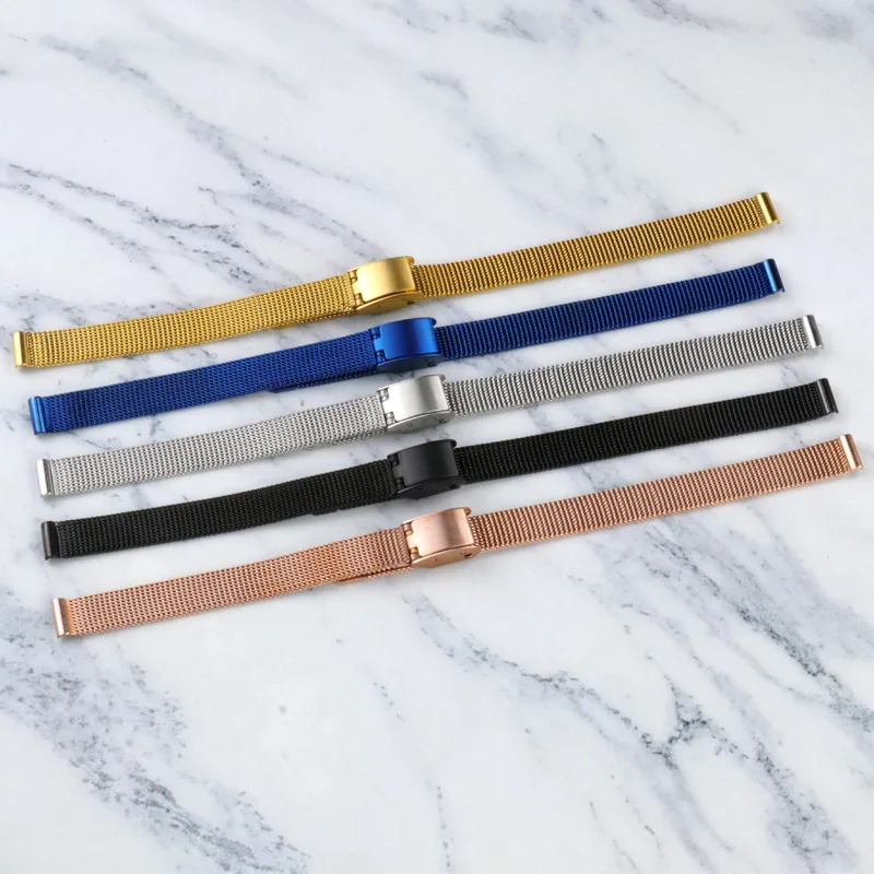 High quality Milanese watch band 8mm 10mm 12mm 14mm 16mm 18mm 20mm 22mm 24mm Strap For Amazfit GTS 2 2e 3 GTS 2 Mini GTR 2 3 Pro