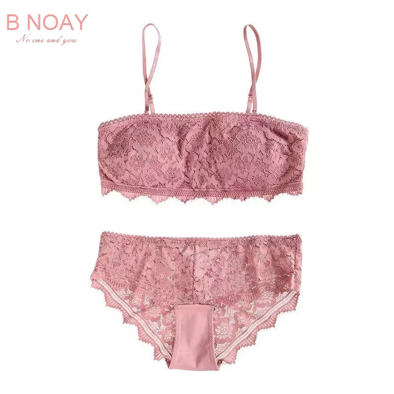 

One-piece Seamless Bra Set Gathered Wrapped Sexy Lace Underwear Bielizna Damska Lingerie Set Conjuntos De Mujer Lenceria