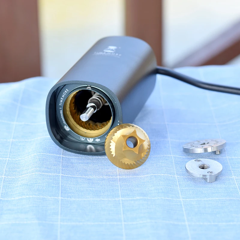 Ручная кофемолка Timemore портативный конический измельчитель для кофе каштанового