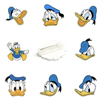 disney donald duck cute expressions acrylic badges pins epoxy resin brooches children boys girls enamel creative jewelry fds255