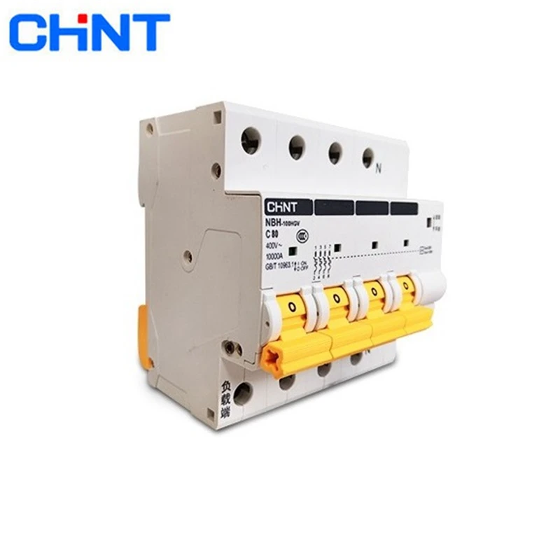 Автоматический выключатель прерывания напряжения и пониженного CHINT 4P 3P + N 6KA 63a 80A