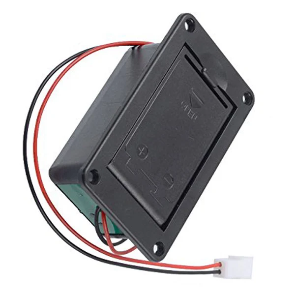Новинка активные бас гитара звукосниматель 9V Батарея коробок