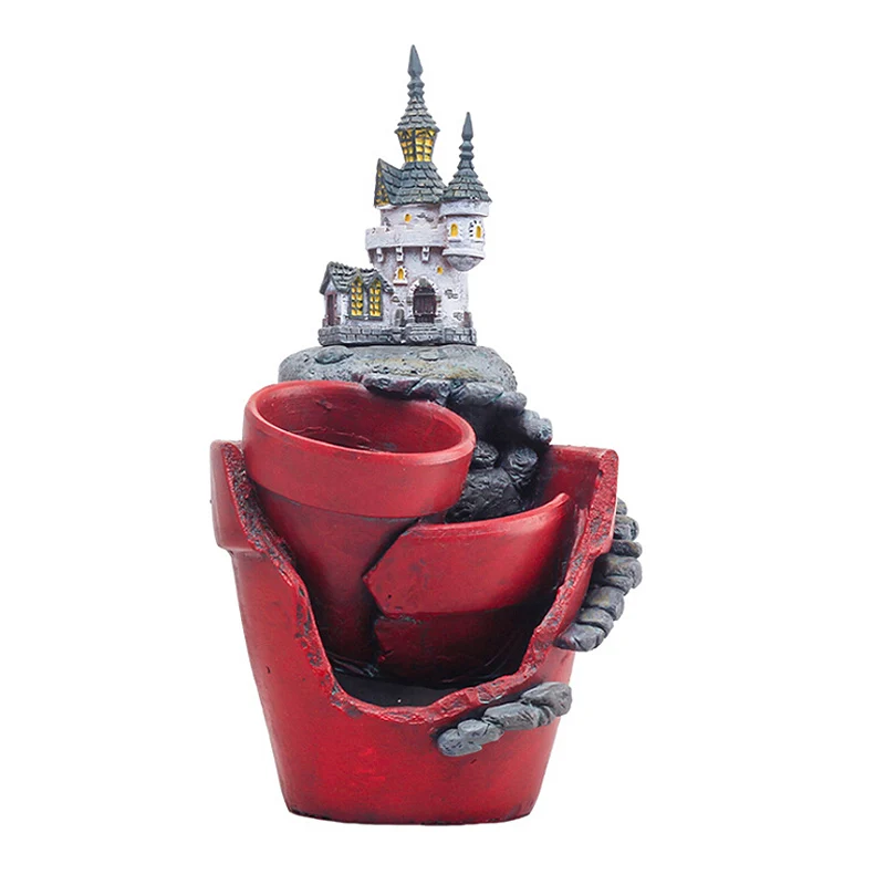 Домик из полимерной глины в форме садового горшка бонсай цветочные горшки для