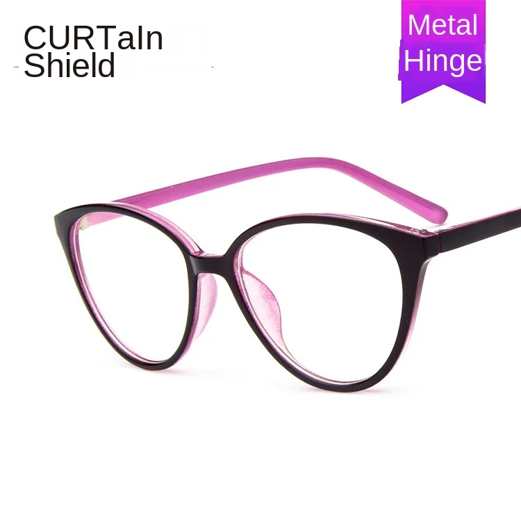 Jia коробка ретро кошачий глаз оправы для очков Jing May Be близорукость колледж Ветер