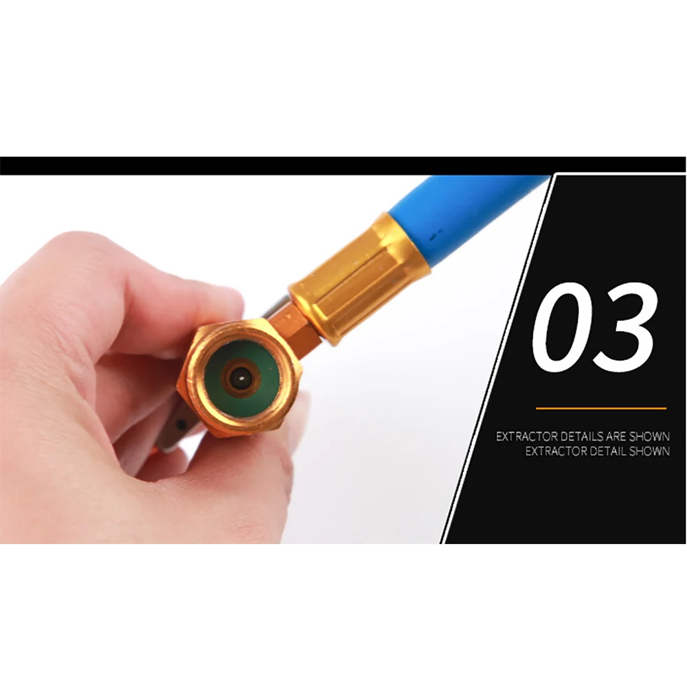 Заряжаемый шланг для хладагента A/C R134A Манометр низкого давления легкое