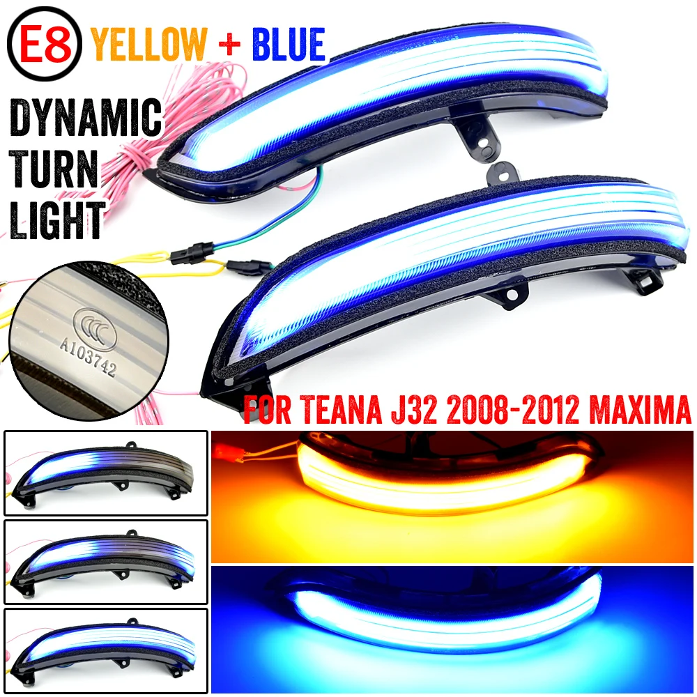 2 шт. светодиодный динамический поворотный отражатель светильник бокового