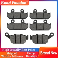 road passion motorcycle front and rear brake pads for honda xrv 750 lmn africa twin 1990 1993 vfr 400 nc24 fa121 fa140