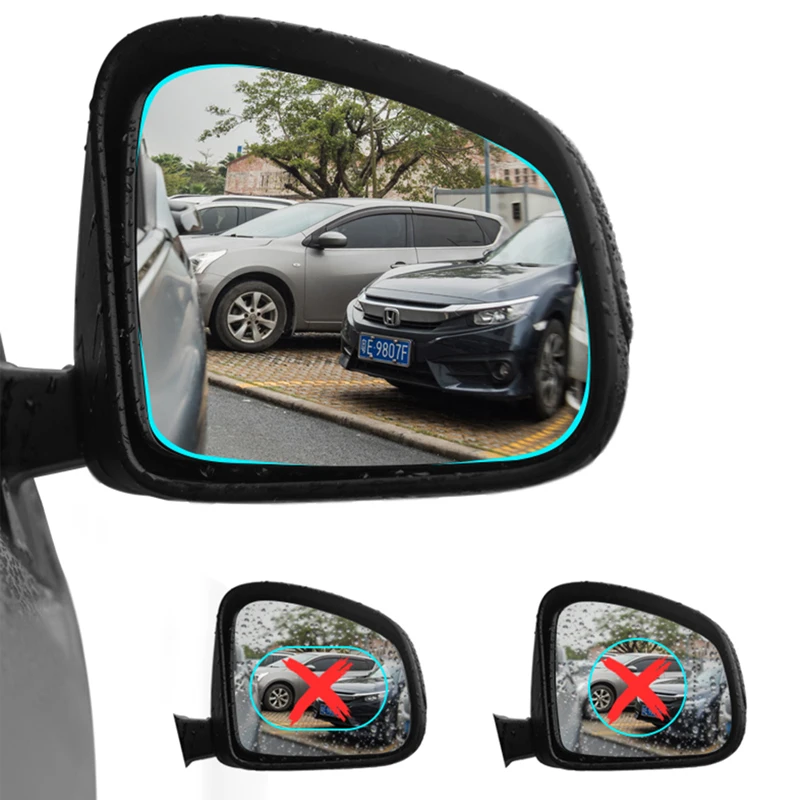 2pcs car rearview mirror full screen rainproof film fog proof film protector for new smart 453 fortwo forfour car accessories free global shipping