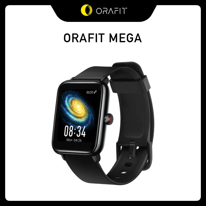 

New Original Orafit Mega Smartwatch 5ATM Water Resistant Sport Tracking Smart Watch For Amazfit Bip U Android MI iOS Phone