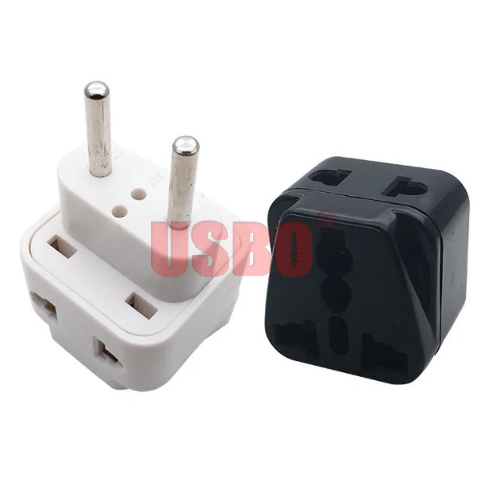 Черный Белый ЕС 4 0 мм шпильки адаптер для путешествий штекер Средний Восток Южная