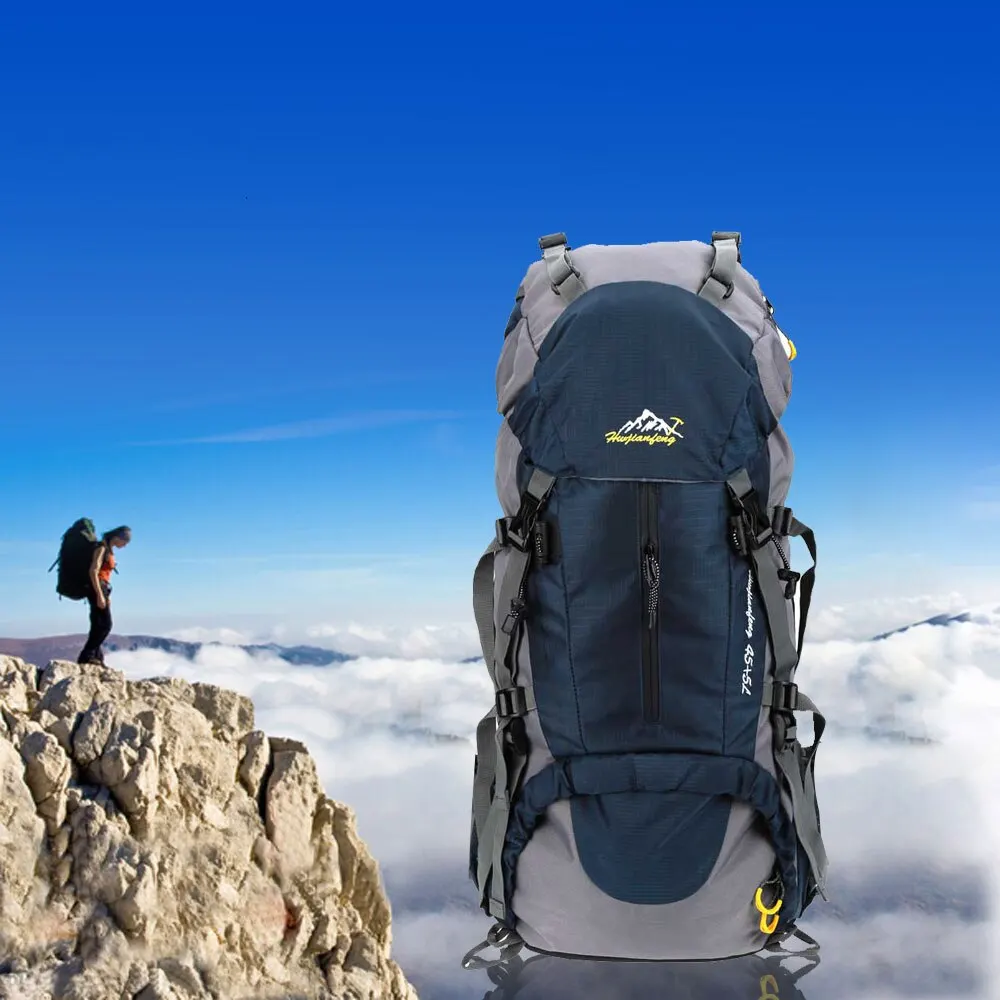 

Lixada 50L Waterproof Outdoor Sport Hiking Trekking Camping Travel Backpack Pack Mountaineering Climbing Knapsack Rain Cover