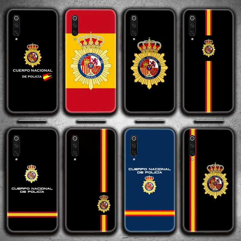 

Spain National Police Flag Phone Case for Xiaomi Mi Note 10 Lite Mi 9T Pro xiaomi 10 CC9 9SE