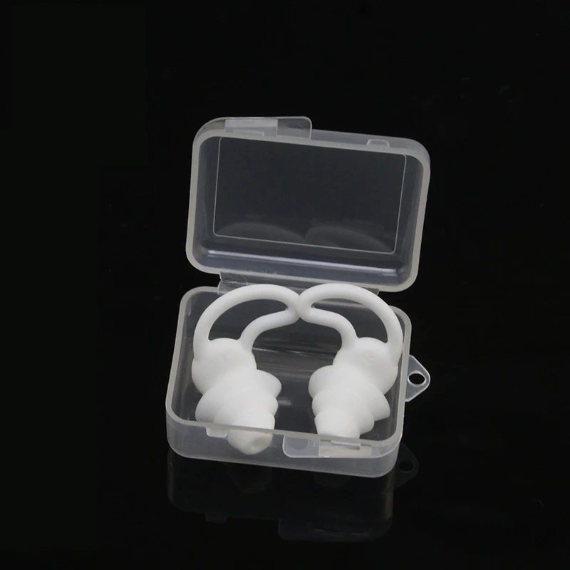 

1 Pair Soft Silicone Ear Plugs Environmental Waterproof Dust Proof Sports Swimming Ear Plugs Swimming Earbuds Diving Accessories