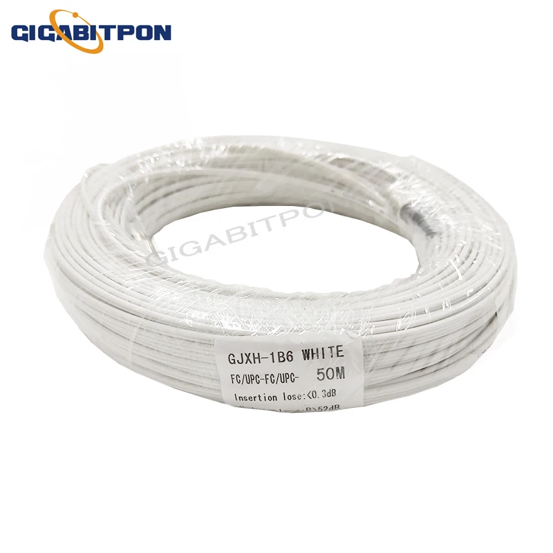 30M FTTH optical cable SM 1 core 2 steel SC-SC plug-in optical cable G675A1 single-mode optical fiber jumper ST-ST LC-LC, FC-FC