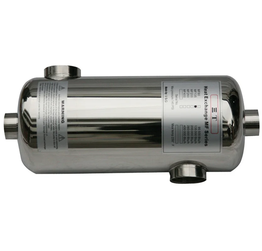 Теплообменник из нержавеющей стали теплообменник для бассейна плавания