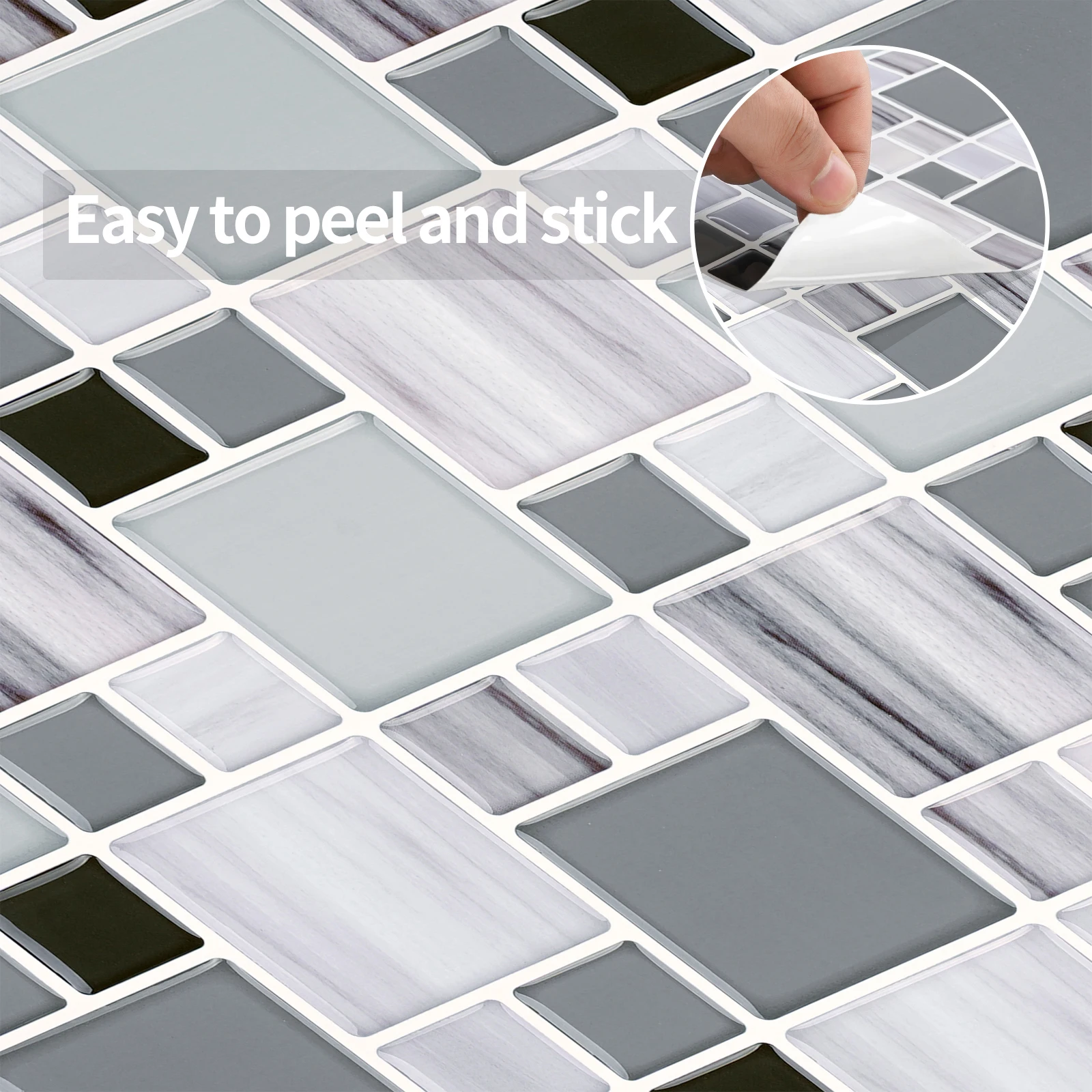 morcart peel and stick tiles home decor self adhesive tile stickers white wallpaper for kitchen bathroom room backsplash 1pcs free global shipping