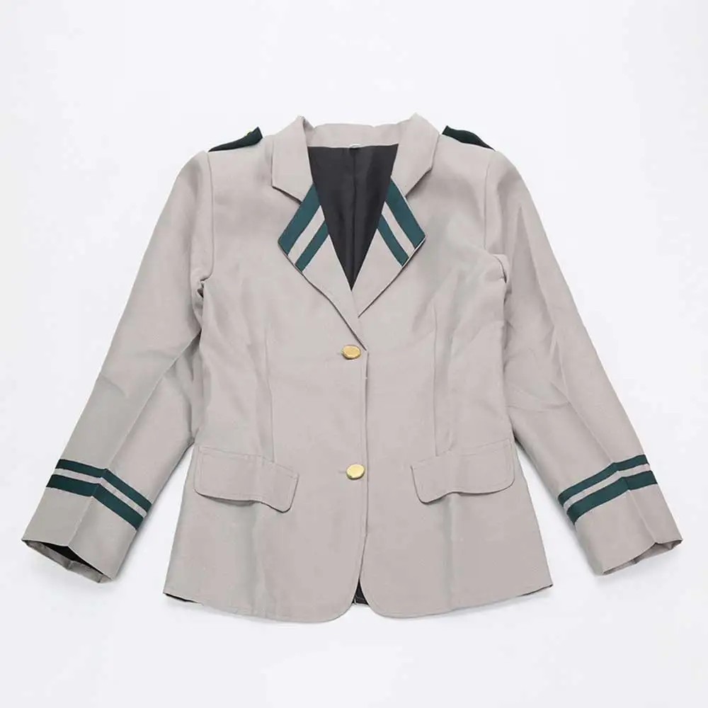 

OCHACO URARAKA Midoriya Izuku Uniform Boku No Hero Academia AsuiTsuyu Yaoyorozu Momo Cosplay Costume Suit