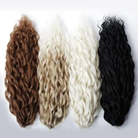 synthetic crochet hair braids afro curls yaki kinky braiding hair for extensions afro hair soft braids ombre loose wave hair