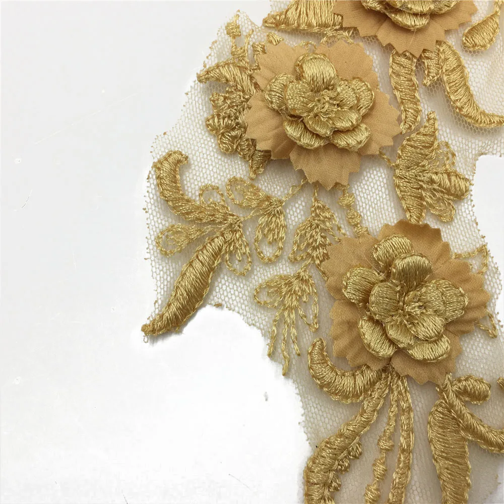 3D рукоделия отделкой швейная кружевная вышивка одежды декоративный ошейник